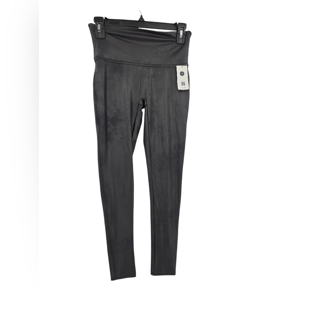 New Spanx Faux‎ Leather Leggings Medium Petite